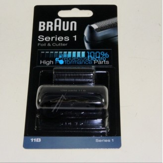 Cabezal 11B completo para afeitadora Braun Serie 1