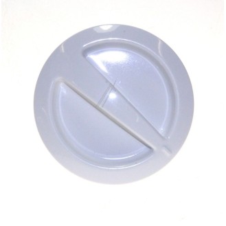 Botón temporizador blanco para lavadora Ignis, Whirlpool