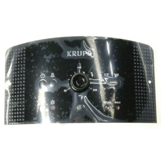 Panel de mandos negro con modulo electrónico para cafetera Krups
