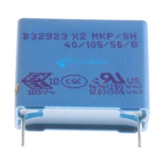Condensador antiparasitario MKP X2 1,0UF-305V