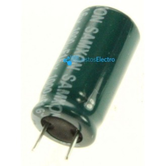 Condensador electrolítico radial 1000UF-16V