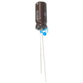 Condensador electrolítico radial 10UF-25V