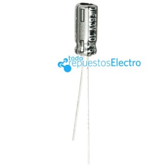 Condensador electrolítico radial 10UF-63V