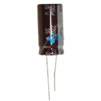 Condensador electrolítico radial 220UF-35V