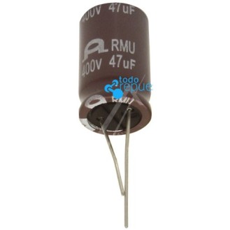 Condensador electrolítico radial 47UF-400V