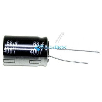 Condensador electrolítico radial 68UF-400V