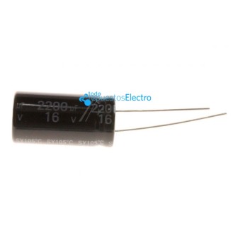 Condensador electrolítico 2200UF-16V