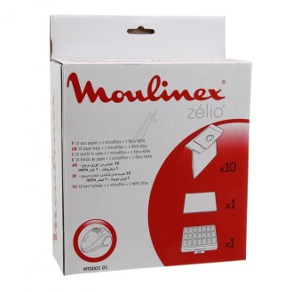 Bolsas y filtro hepa para aspirador Moulinex Zelio