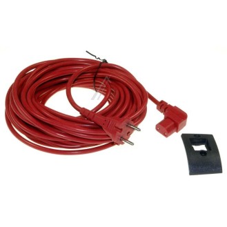 Cable de alimentación rojo para aspirador Nilfisk