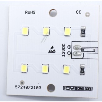 Modulo electrónico de iluminación led para frigorífico Beko, Saivod, Teka