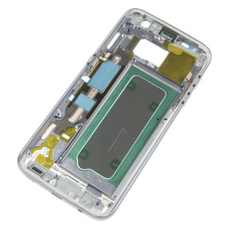 Carcasa intermedia para móvil Samsung Galaxy S7 color negro