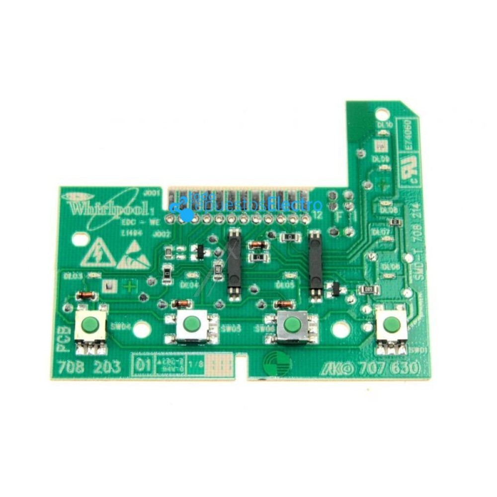 Scheda elettronica originale modulo Timer 481231018445 lavatrice Ignis Scheda elettronica originale modulo Timer 481231018445 lavatrice Ignis