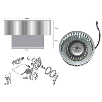 Motor ventilador secadora Bosch, Siemens